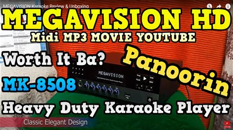 MEGAVISION Karaoke Review & Unboxing .